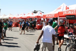 Dozens of manufacturers, big displays and scores of attendees at Interbike's Outdoor Demo on Monday indicated that things are pretty good in the bicycle industry. SEE BELOW FOR AN OUTDOOR DEMO SLIDESHOW Photo by Zack Vestal