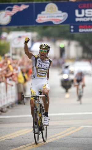 2009 U.S. professional road championships, Greenville, S.C. George Hincapie wins 2009 U.S. professional road championships, Greenville, S.C. George Hincapie wins