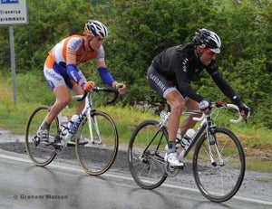 The stage 7 break at the 2010 Giro d'Italia The break