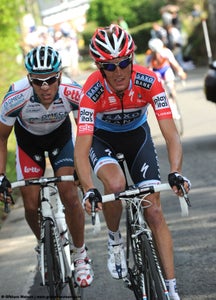 Andy Schleck and Philippe Gilbert Andy Schleck and Philippe Gilbert
