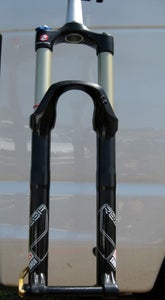 Details on this Rock Shox 140mm fork are slim, but we do know it's for 29ers. Photo by Zack White