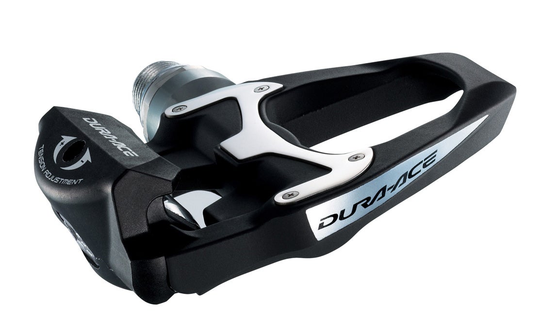 New Shimano Dura-Ace pedals and wheels ready in time for the Tour
