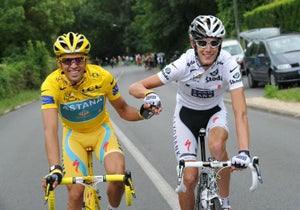 2010 Tour de France, stage 20, Schleck and Contador