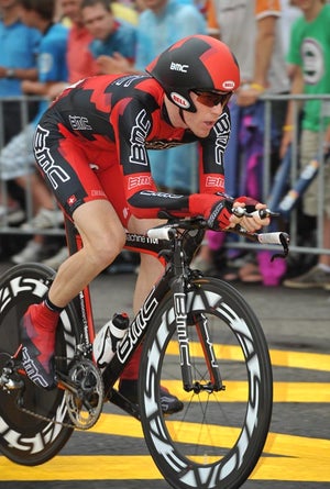2010 Tour de France prologue, Brent Bookwalter 2010 Tour de France prologue, Brent Bookwalter