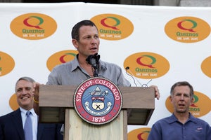 Quiznos Professional Challenge announcement, Lance Armstrong Quiznos Professional Challenge announcement, Lance Armstrong