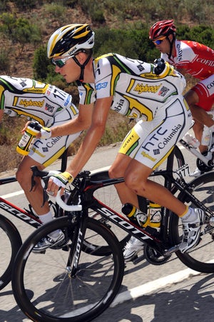 2010 Vuelta a Espana, stage 2, Tejay Van Garderen 2010 Vuelta a Espana stage 2, Tejay Van Garderen