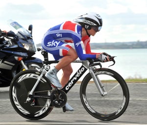 2010 World Women’s Time Trial Championships: Pooley had to borrow a teammate's bike and then put it to good use. 2010 World Women’s Time Trial Championships: Pooley had to borrow a teammate's bike and then put it to good use.
