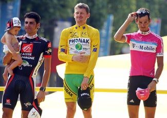 2006 Tour de France, final podium