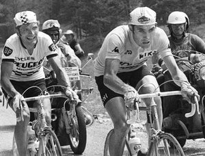 1975 Tour de France, stage 15. Bernard Thevenet and Eddy Merckx 1975 Tour de France, stage 15. Bernard Thevenet and Eddy Merckx