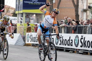 2009 Tirreno-Adriatico: Tyler Farrar wins stage 2009 Tirreno-Adriatico: Tyler Farrar wins stage
