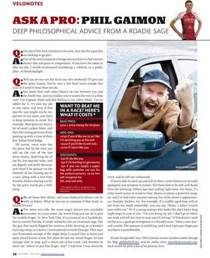 Phil Gaimon: Ask a Pro Phil Gaimon: Ask a Pro