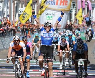 2010 Giro d'Italia, stage 3. Wouter Weylandt wins 2010 Giro d'Italia, stage 3. Wouter Weylandt wins
