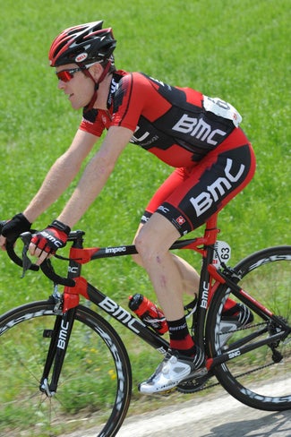 2011 Tour de Suisse, stage 5: BMC's Bookwalter. 2011 Tour de Suisse, stage 5: BMC's Bookwalter.