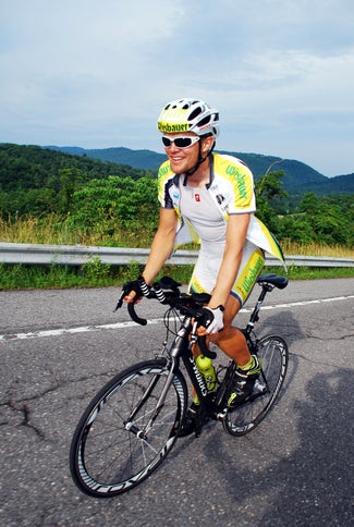 RAAM 20011: Strasser is a happy rider RAAM 20011: Strasser is a happy rider
