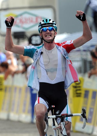 2011 Critérium du Dauphiné Libéré, stage 1: Jurgen Van den Broeck 2011 Critérium du Dauphiné Libéré, stage 1: Jurgen Van den Broeck