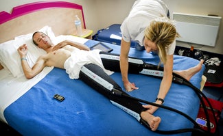 Hoogerland therapy 2011 Tour de France rest day gallery