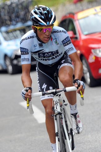 Contador alone 2011 Tour de France stage 19