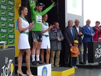 No sprint, still green 2011 Tour de France, stage 12, Mark Cavendish