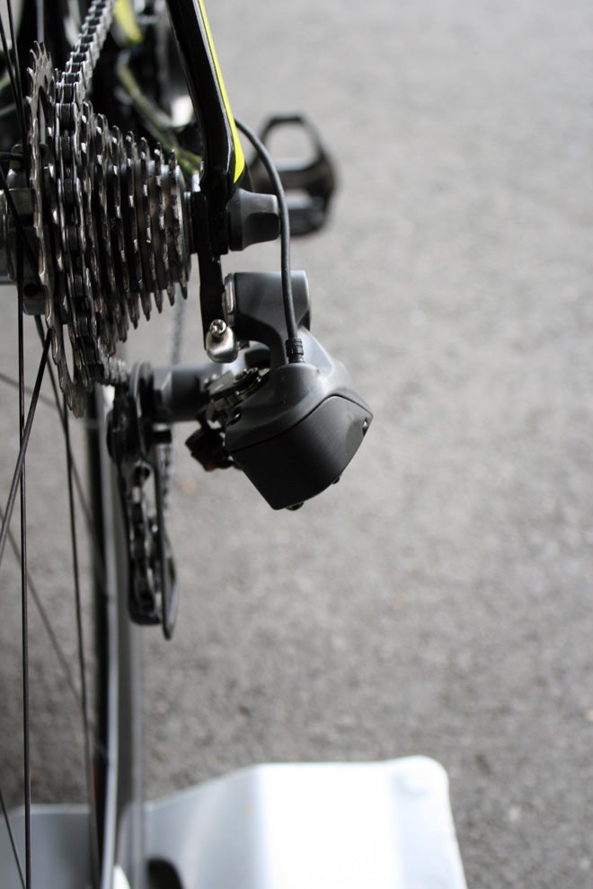 Adjusting shimano shop di2 rear derailleur