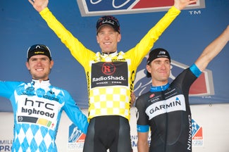 2011 USA Pro Cycling Challenge, stage 6, all-American podium 2011 USA Pro Cycling Challenge, stage 6, all-American podium