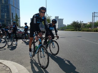 2011 Tour of Beijing, Team Sky training. Photo: Andrew Hood 2011 Tour of Beijing, Team Sky training. Photo: Andrew Hood