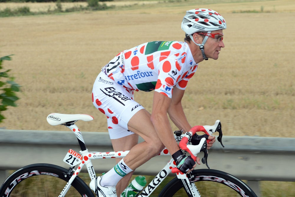 Thomas Voeckler won the polka dot jersey at the 2012 Tour de France but is not in contention at this year's race. Photo: Graham Watson | <a id="www.grahamwatson.com" href="http://grahamwatson.com">www.grahamwatson.com</a>