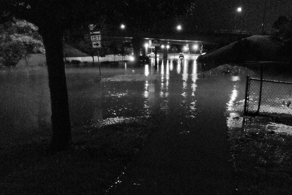 The flood waters rose on Thursday night in Boulder, Colorado, displacing more than 1,000 and destroying mountain roads along the Front Range. Photo: Caley Fretz | VeloNews.com