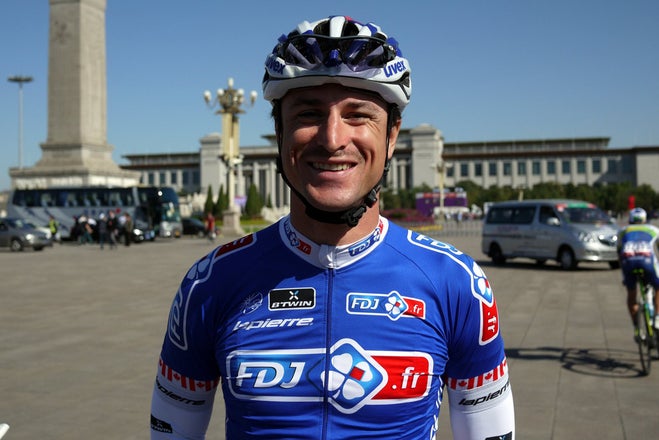 Maillot Cycliste Dominique Rollin - Team FDJ - Nalini - Occasion Taille 4