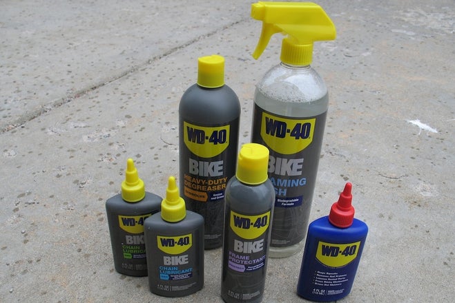 Wd 40 bike frame shop protectant