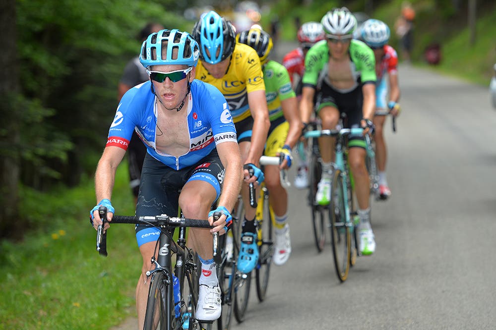 Andrew Talansky climbs among cycling’s stars at Dauphine