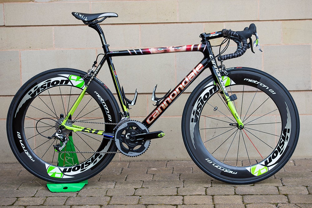 Peter sagan hot sale cannondale bike