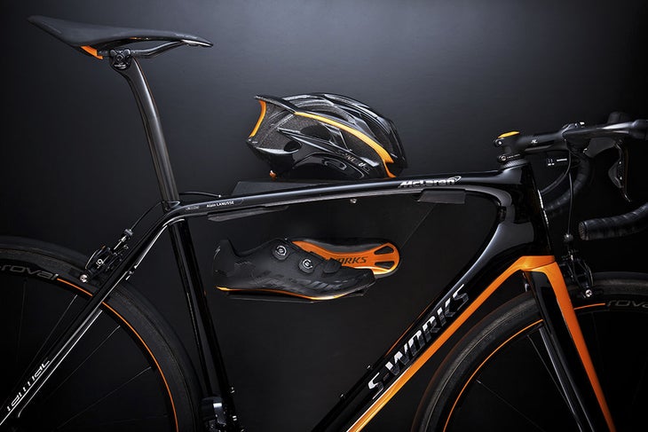A stand to display it all is also a must, so Specialized includes one of those as well. Photo: Specialized