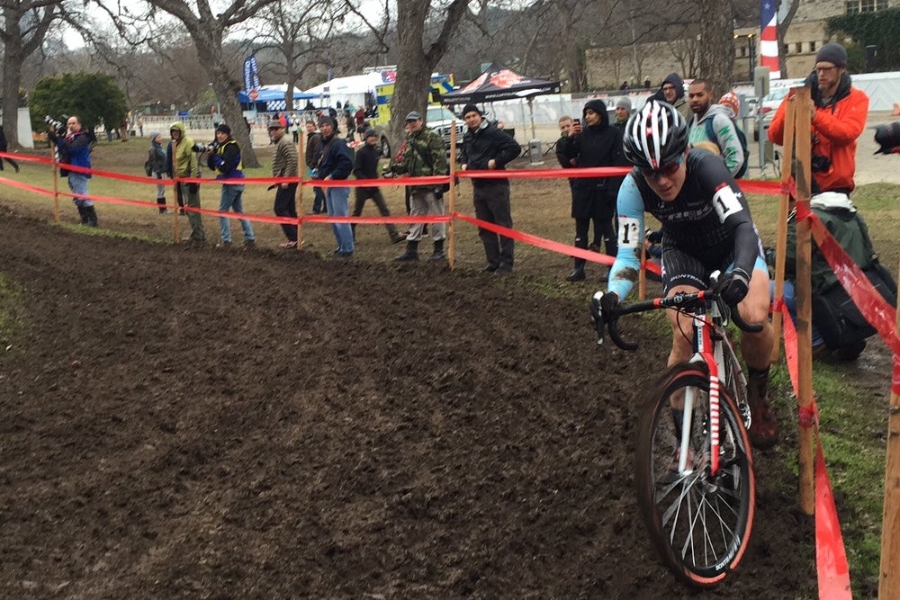 Katie Compton (Trek Factory Racing) rode to her 11th elite national cyclocross title on Monday in Austin, Texas. Photo: Chris Case | VeloNews.com