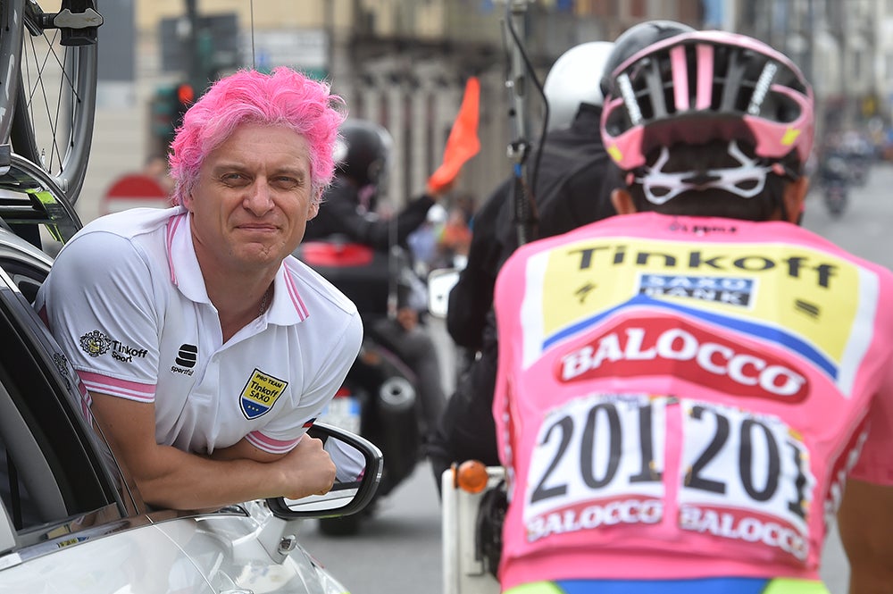 Tinkoff-Saxo team owner Oleg Tinkov reveled in Alberto Contador's Giro d'Italia victory. Photo: Tim De Waele | <a href="http://www.tdwsport.com" target="_blank">TDWsport.com</a>