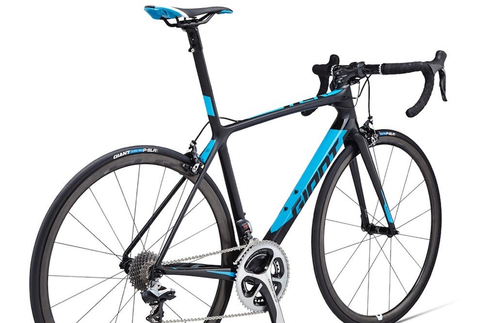 The new Giant TCR, wheels, and saddles
