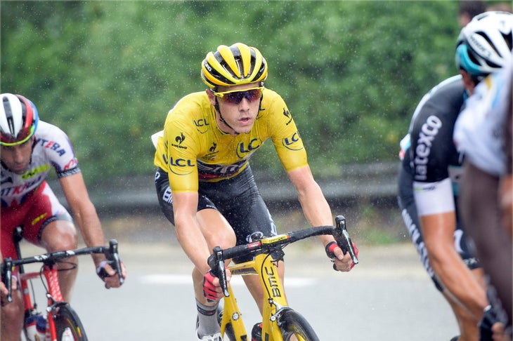 5 July 2015 102nd Tour de France Stage 02 : Utrecht - Zelande DENNIS Rohan (AUS) BMC, Maillot June Photo : Yuzuru SUNADA