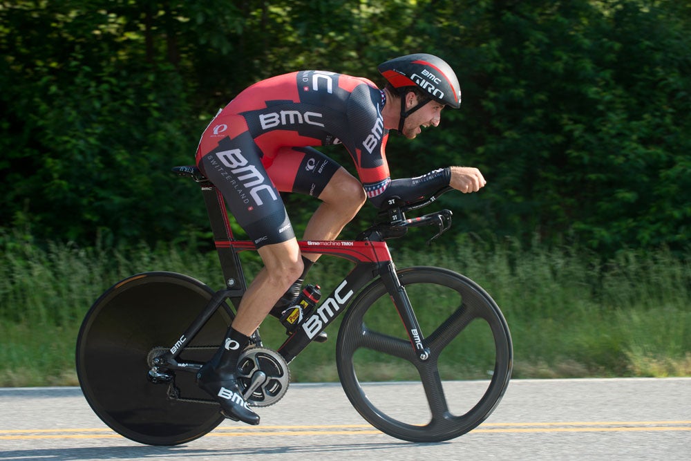 Taylor Phinney claimed his third career time trial national championship in Winston-Salem, North Carolina. Photo: Casey B. Gibson | <a href="http://www.cbgphoto.com">www.cbgphoto.com</a>