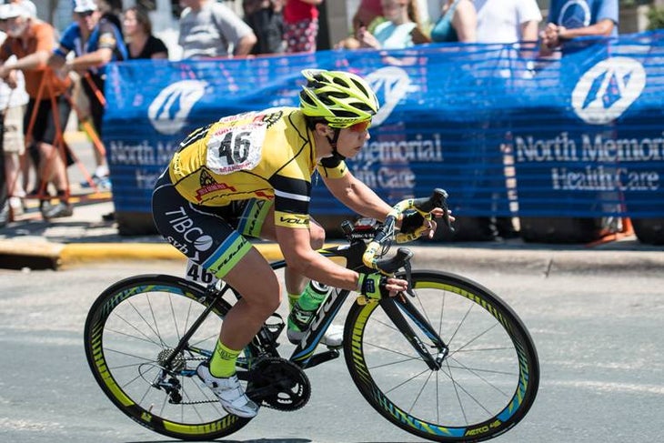 Brianna Walle went wire to wire to claim yellow. Photo: Matthew Moses