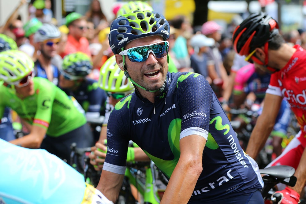 Alejandro Valverde debuts rainbow jersey ahead of Italian Classics