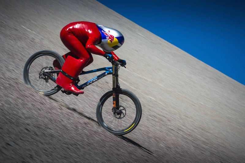 Downhill mountain biker sets new speed record of 104mph Velo