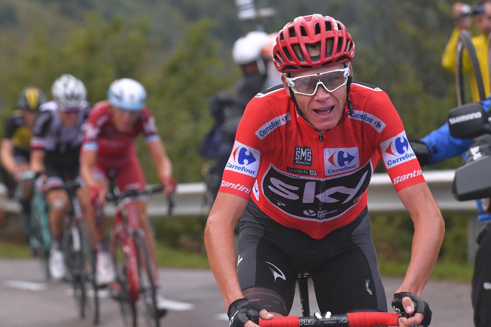 Will Chris Froome become the third cyclist to win the Tour-Vuelta