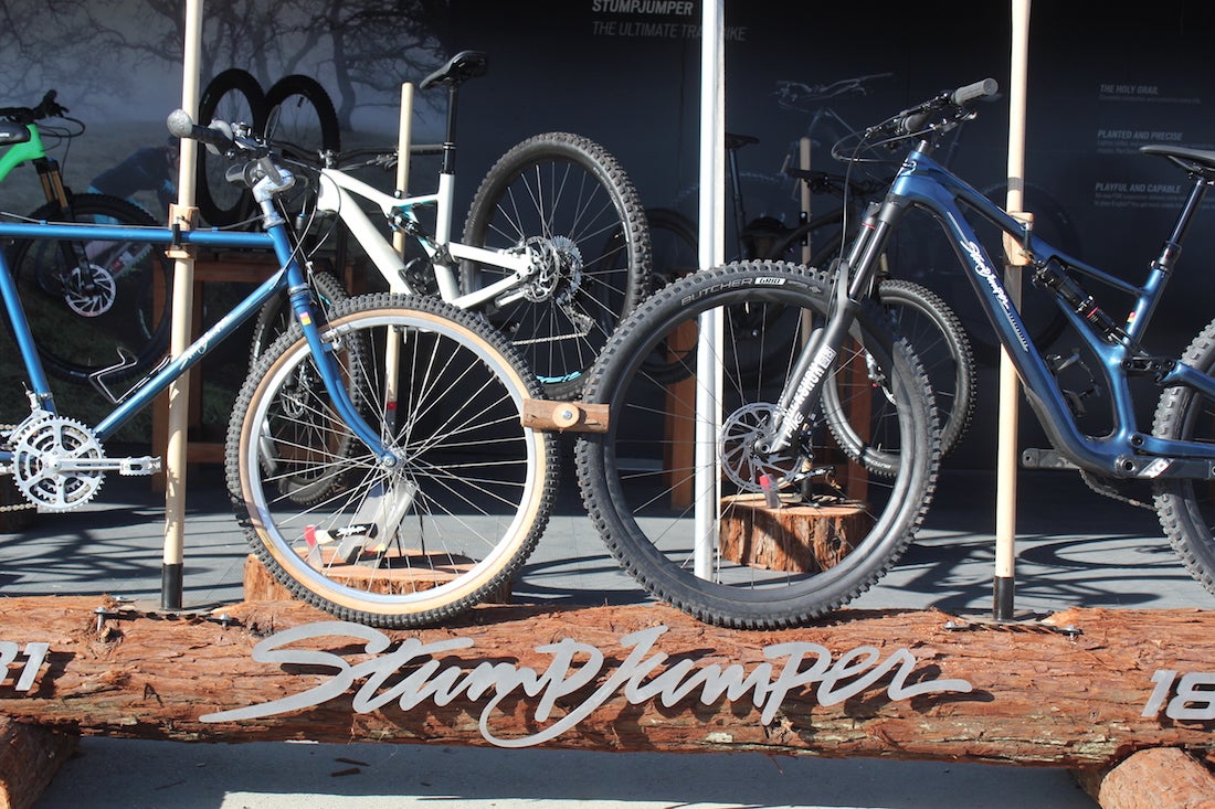 Sea Otter Gallery New Stumpjumper more wood bikes vintage MTB