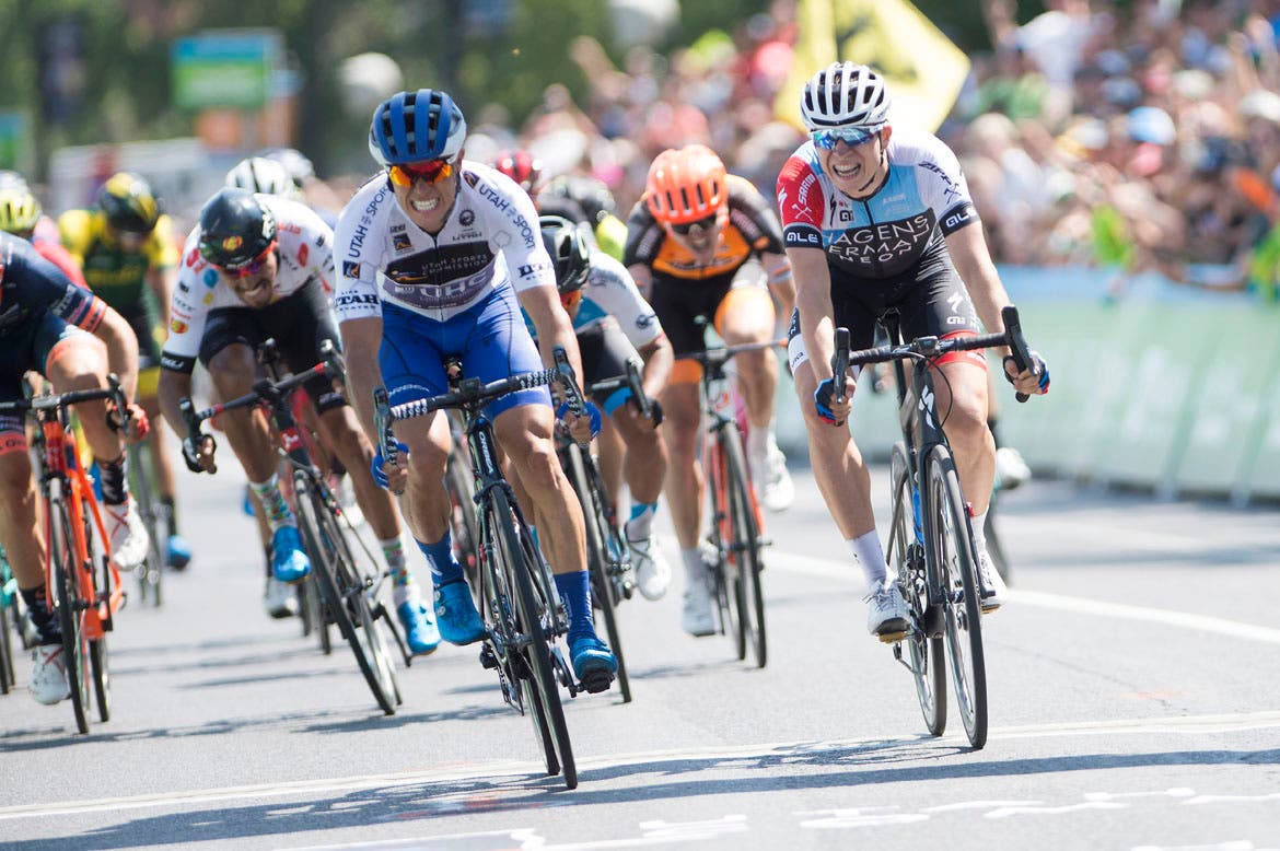 Utah stage 3: McCabe takes second stage victory in sprint