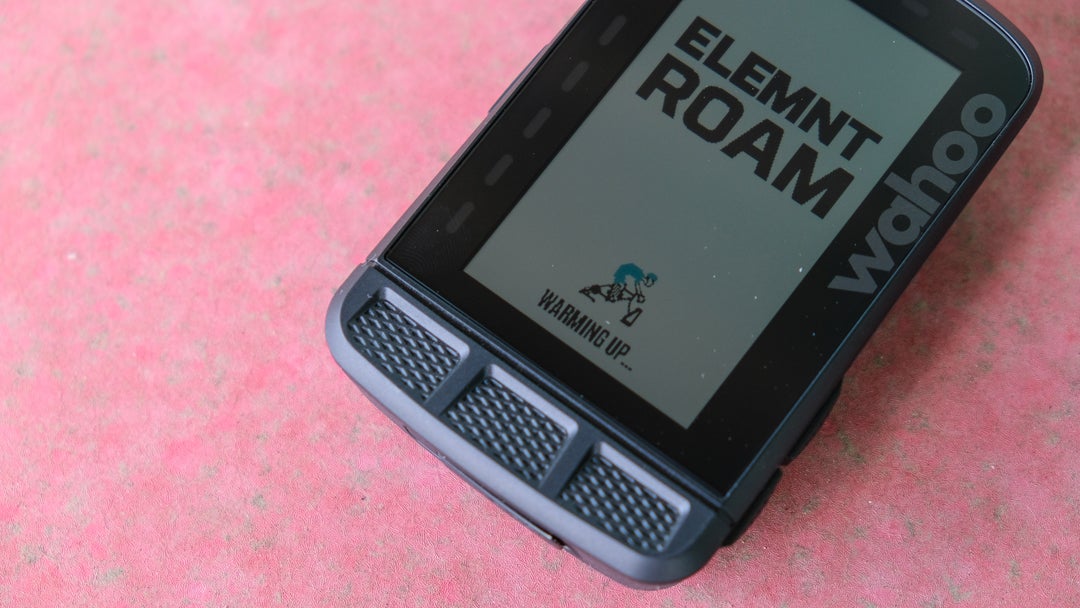 Elemnt Roam's warmup screen