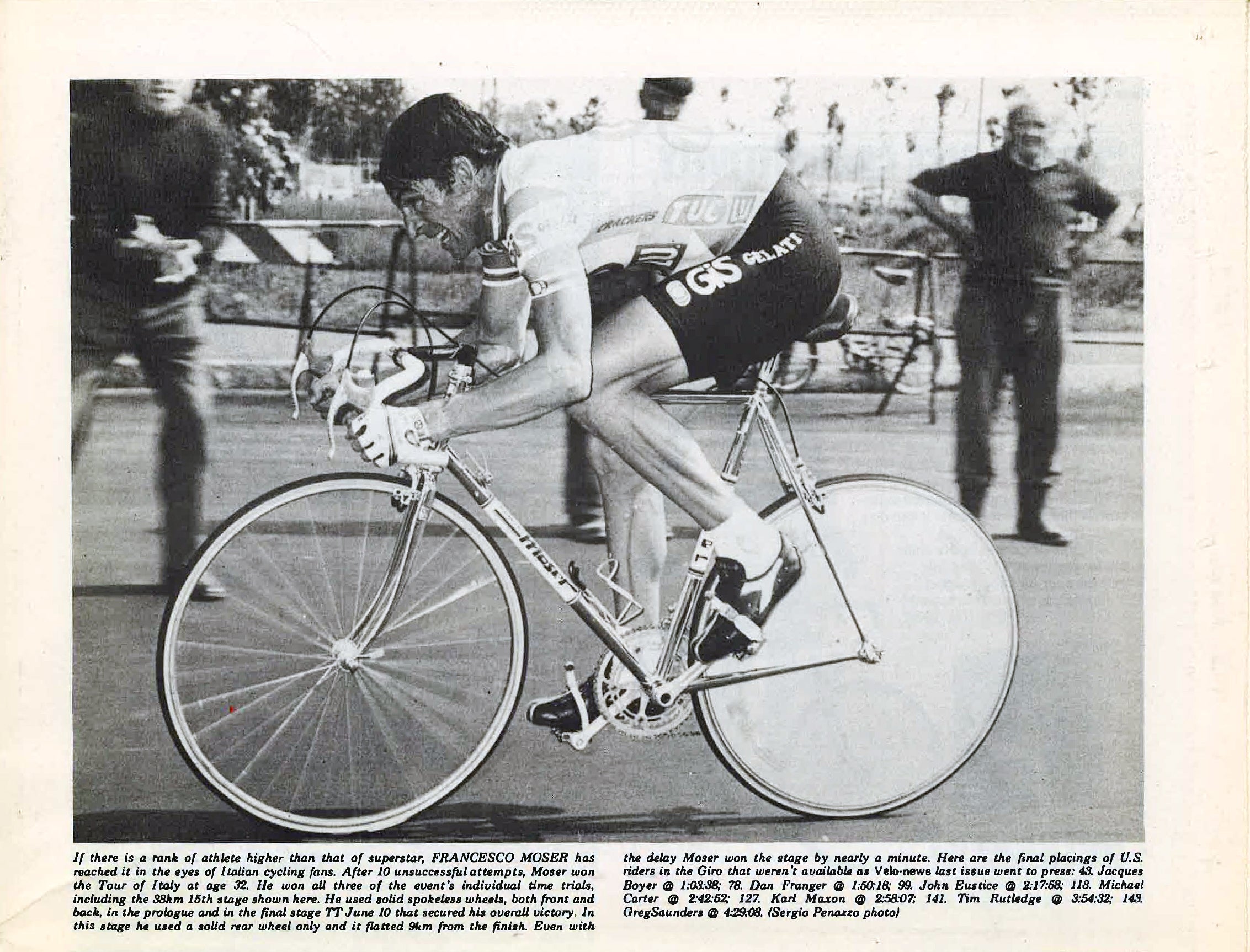 L'Equipe – Gazzetta Dello Sport 1984 : Spécial Cyclisme, Record Moser, édition Originale