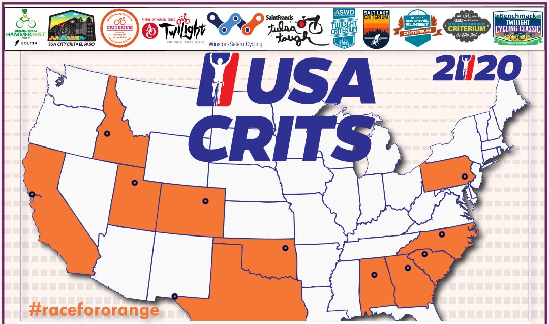 10 races on tap for USA Crits's 2020 schedule Velo