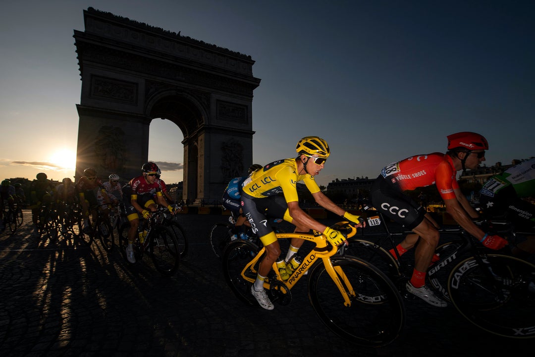 Egan Bernal at the Tour de France