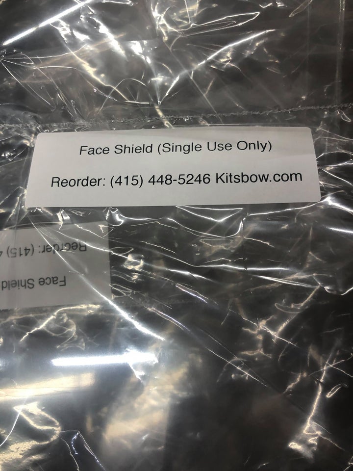 Packaged Kitsbow PPE faceshield