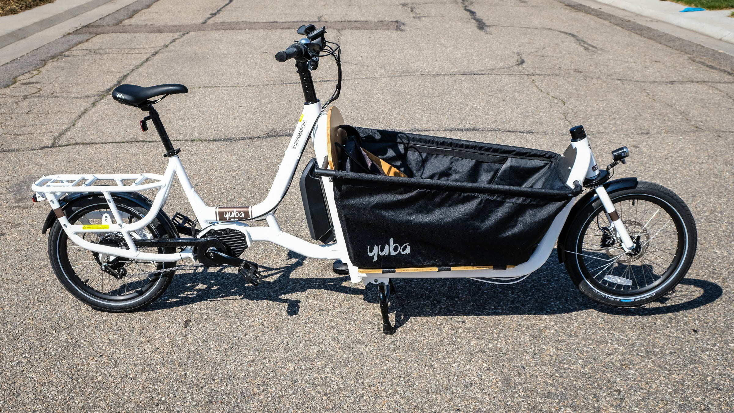 Yuba Electric Supermarch cargo bike review Velo