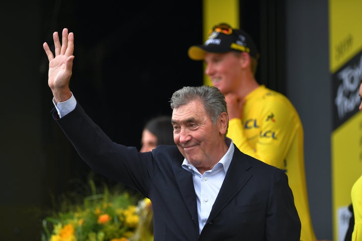 Eddy Merckx and Mike Teunissen